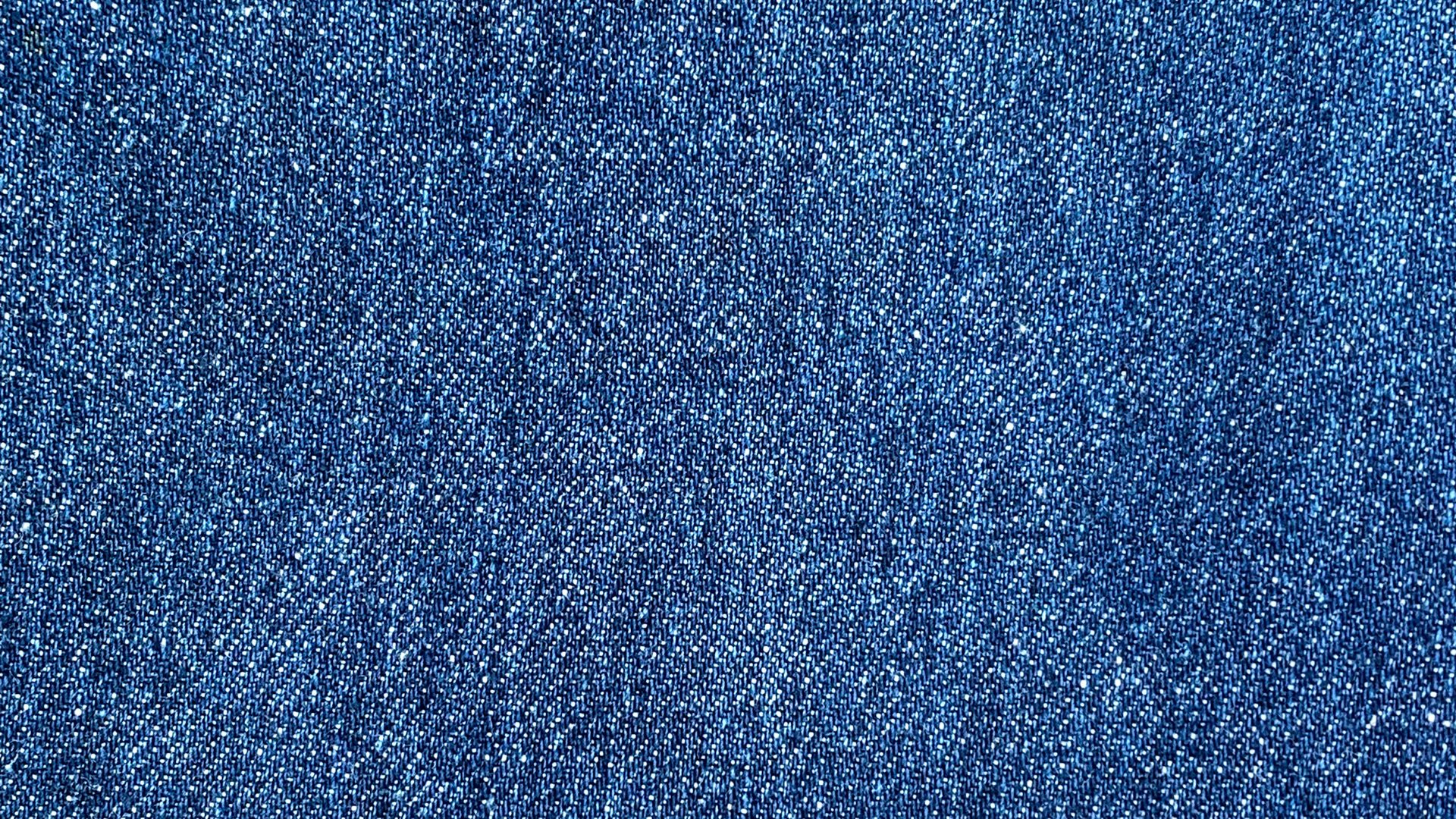 Close-up of indigo denim fabric weave